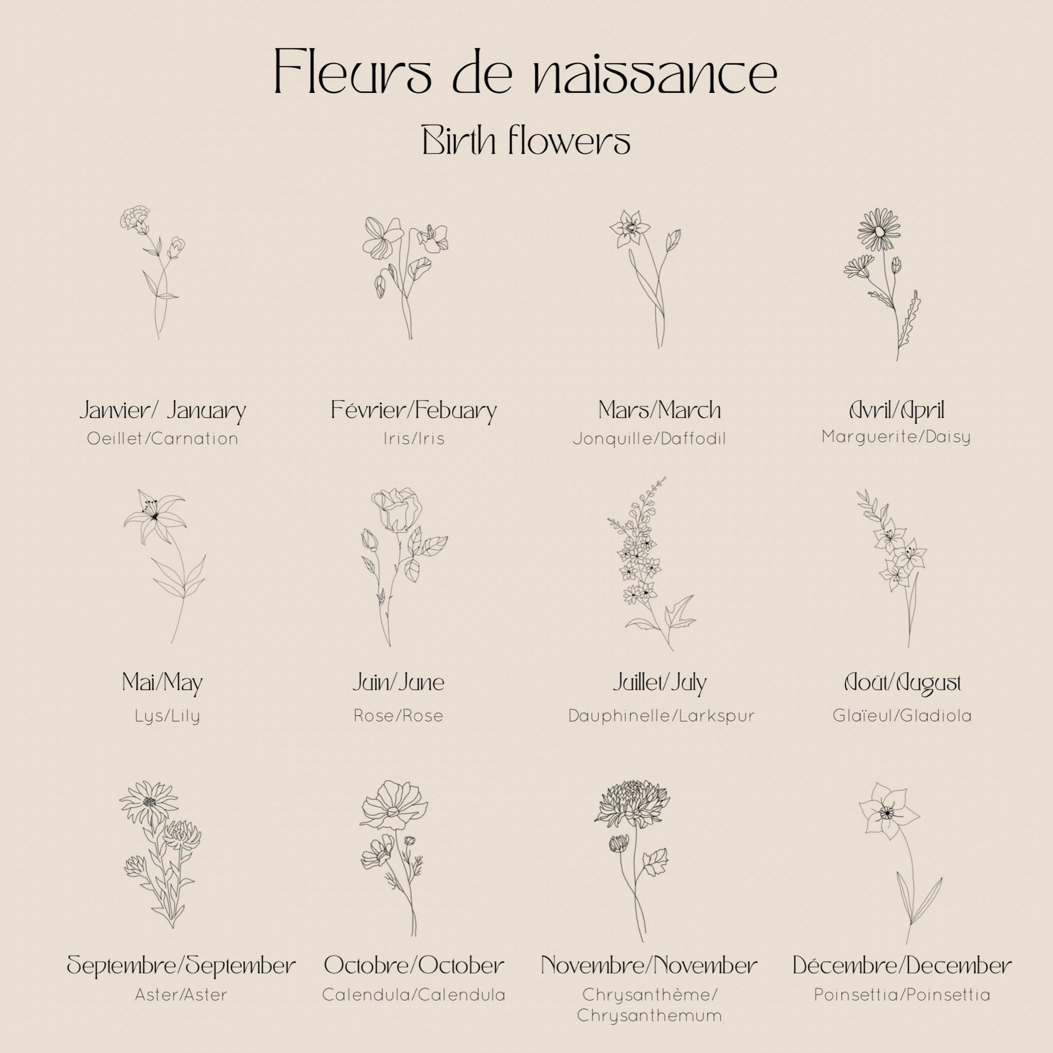 Les Fleurs - Février - HoraceJewelry