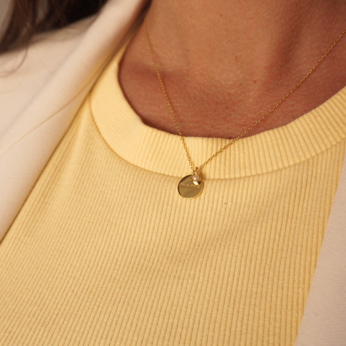 Collier MAMA - Or - HoraceJewelry