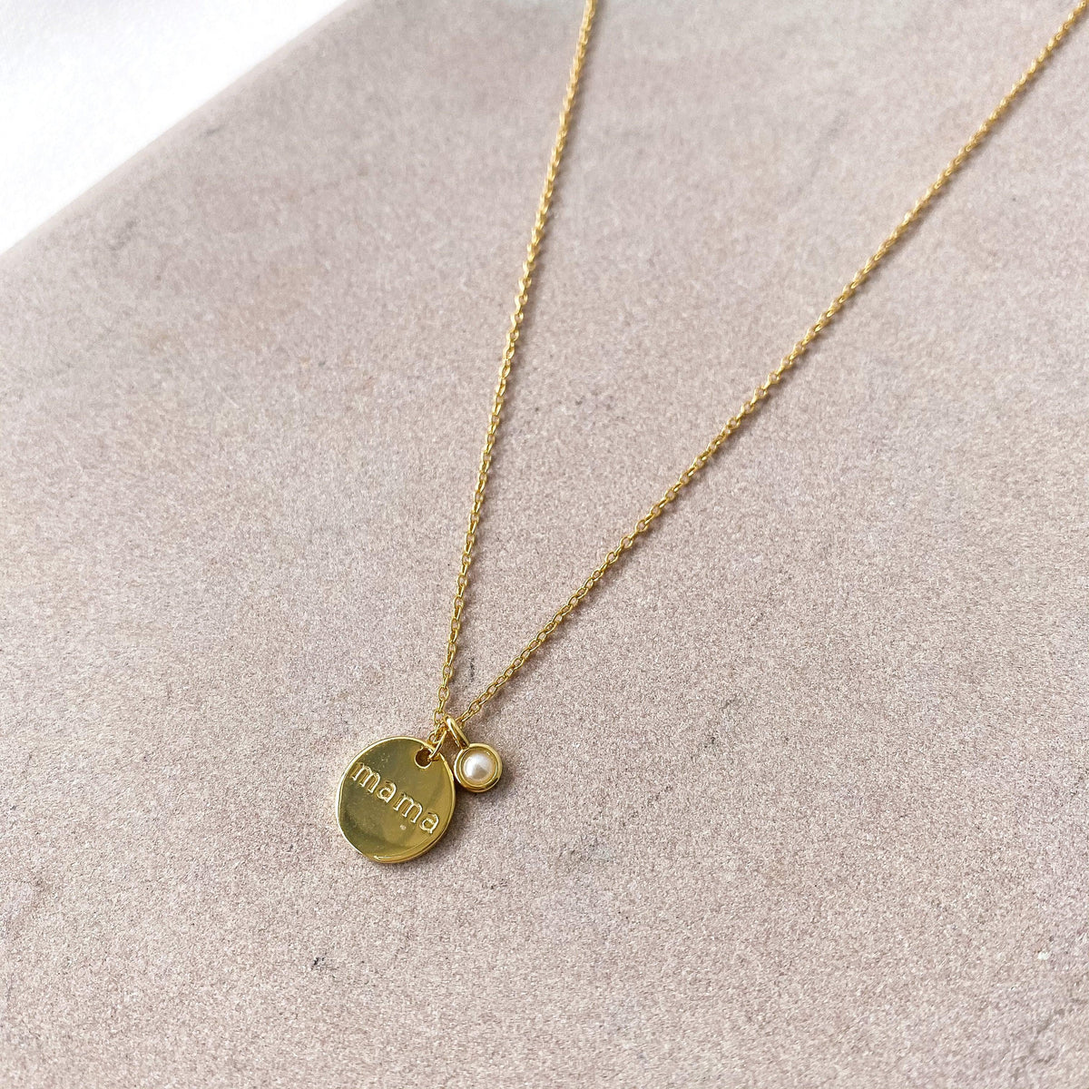 Collier MAMA - Or - HoraceJewelry