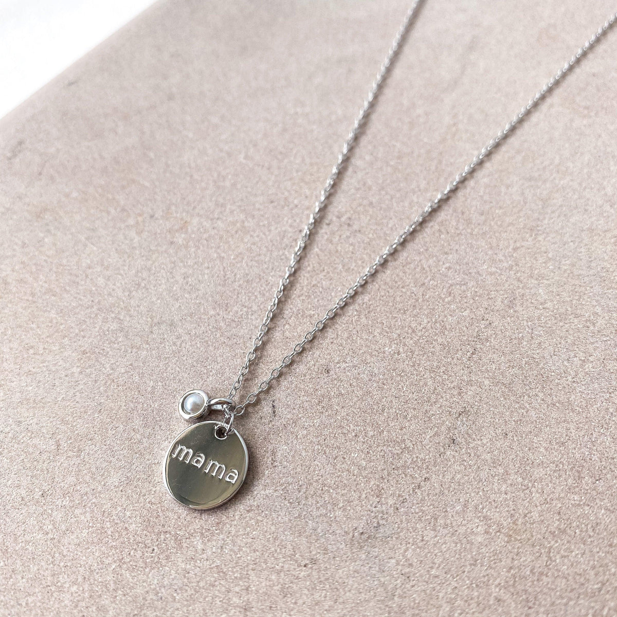 Collier MAMA - Argent - HoraceJewelry