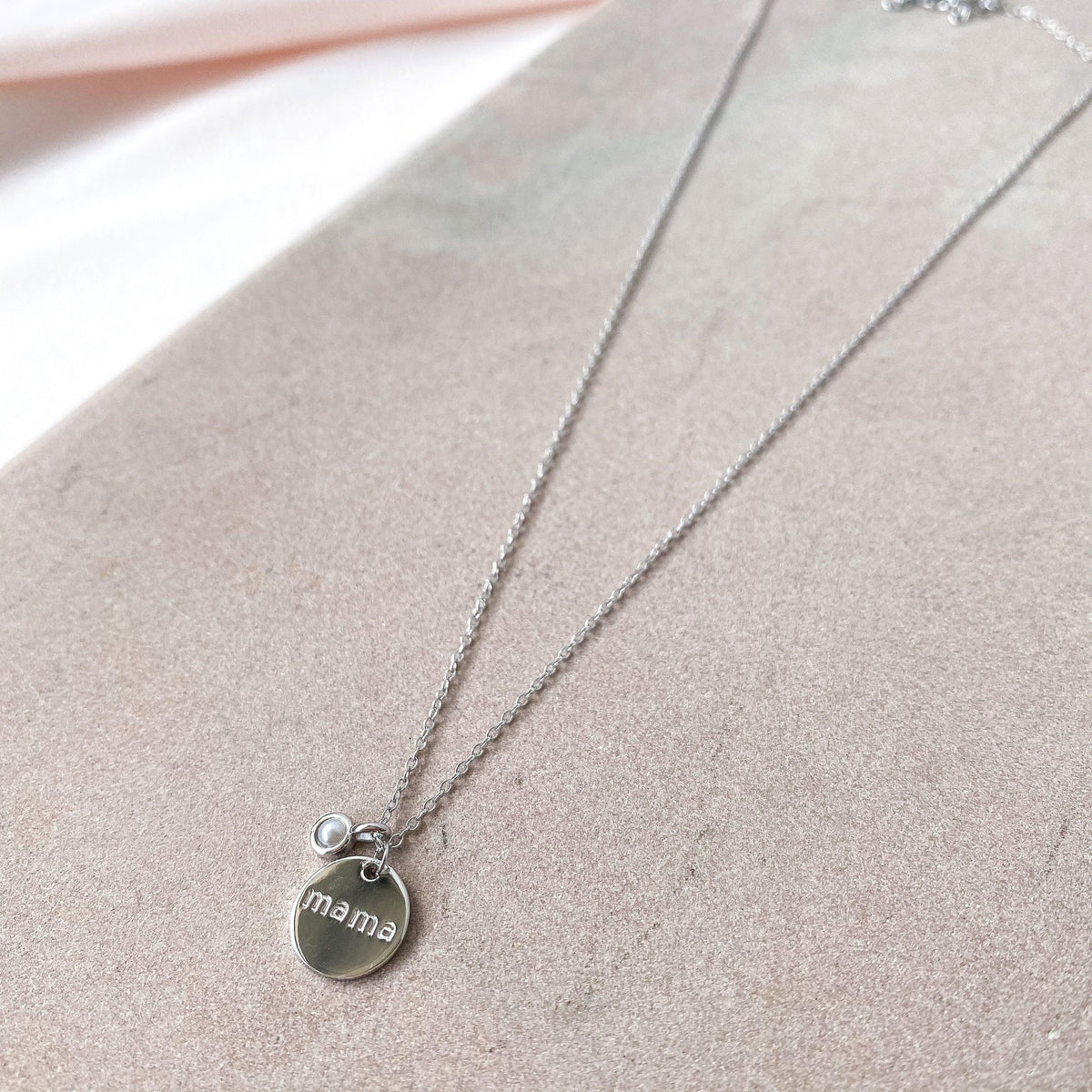 Collier MAMA - Argent - HoraceJewelry