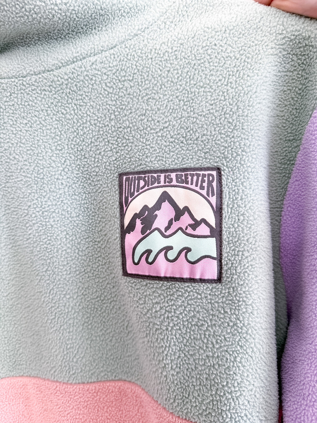 Notice The Reckless - Polar colorblocked avec col montant – seconde main
