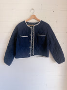 Bomber matelassé réversible avec motif de fleurs Joie – seconde main