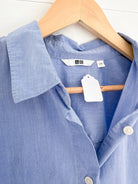 Uniqlo - Chemise à manches courtes en coton – seconde main