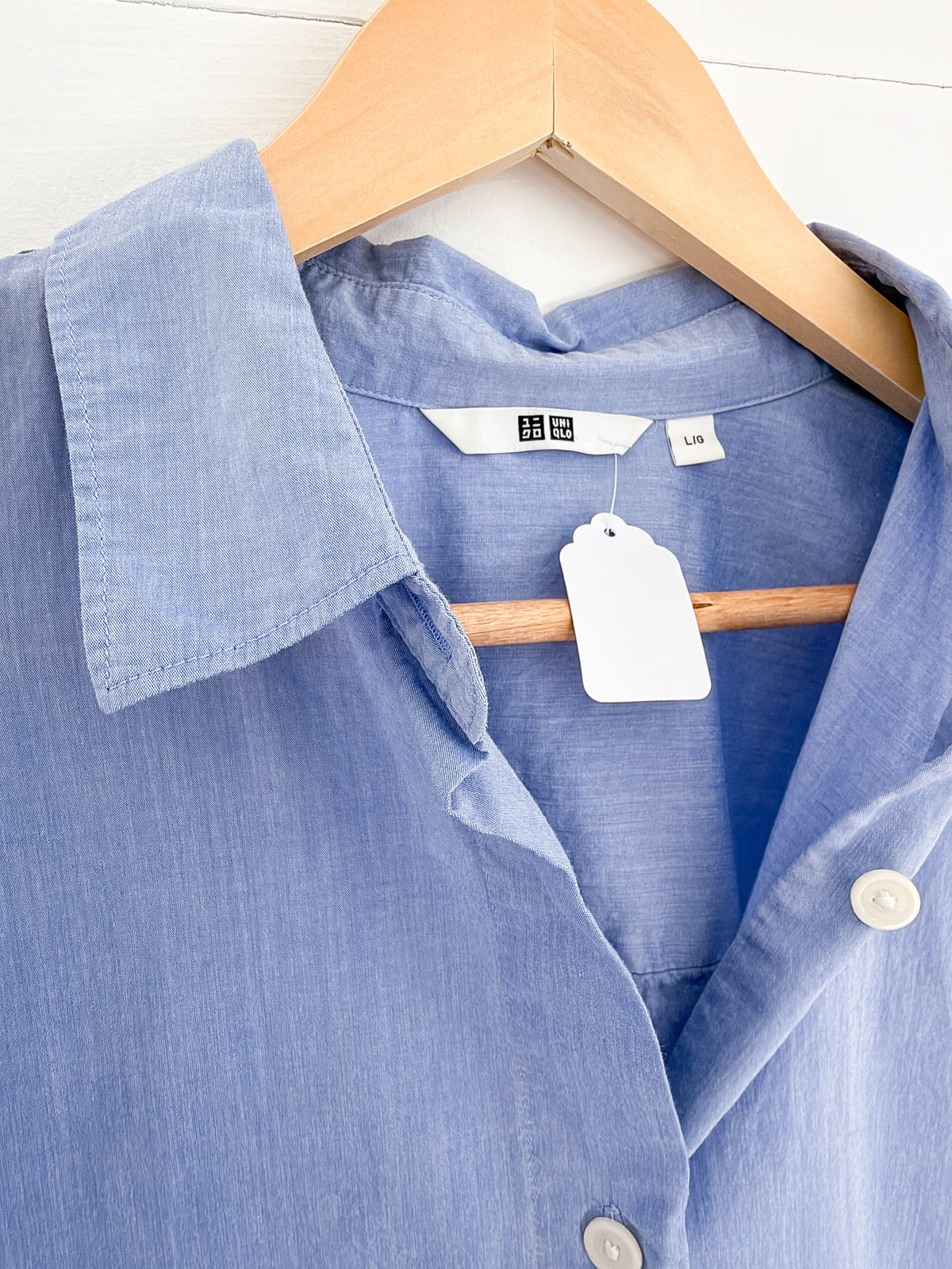 Uniqlo - Chemise à manches courtes en coton – seconde main