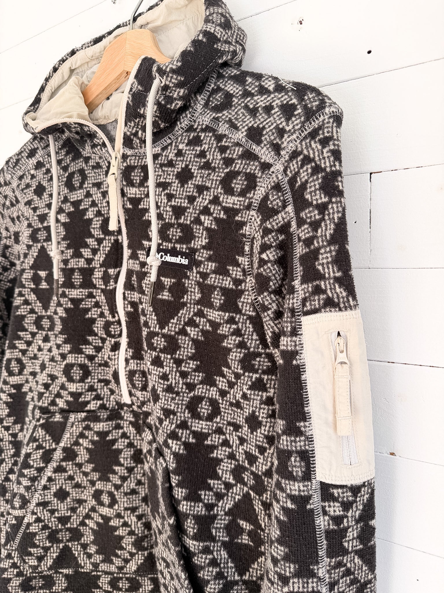 Chandail à capuche en tricot polar Columbia – seconde main