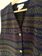 Débardeur vintage à motif Via Moda – seconde main