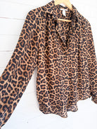 Chemise léopard fluide H&M – seconde main