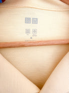 Uniqlo - Polo chemise jaune pâle à boutons – seconde main – vue 2
