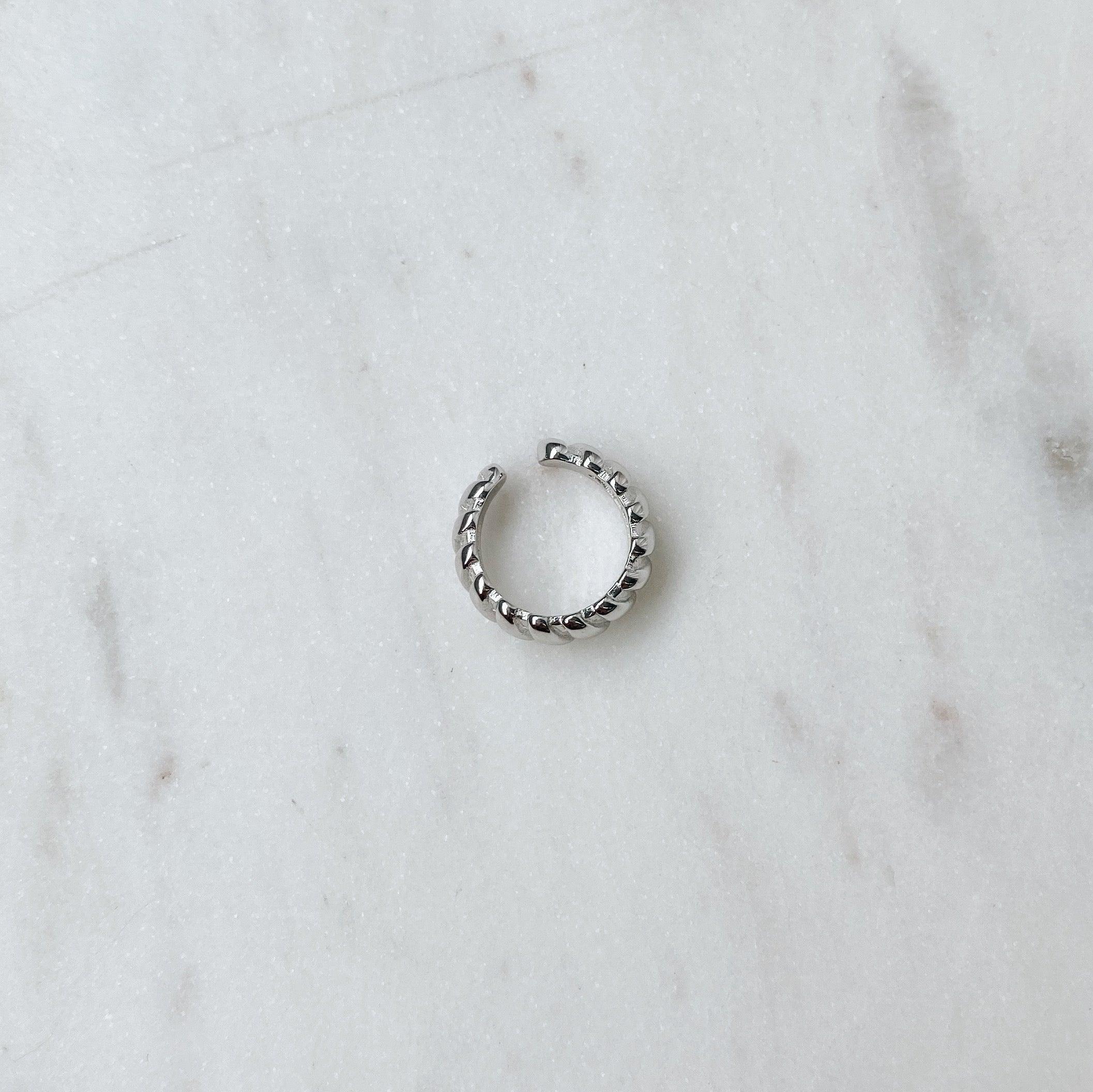 Ear Cuff - Croissant argent - HoraceJewelry