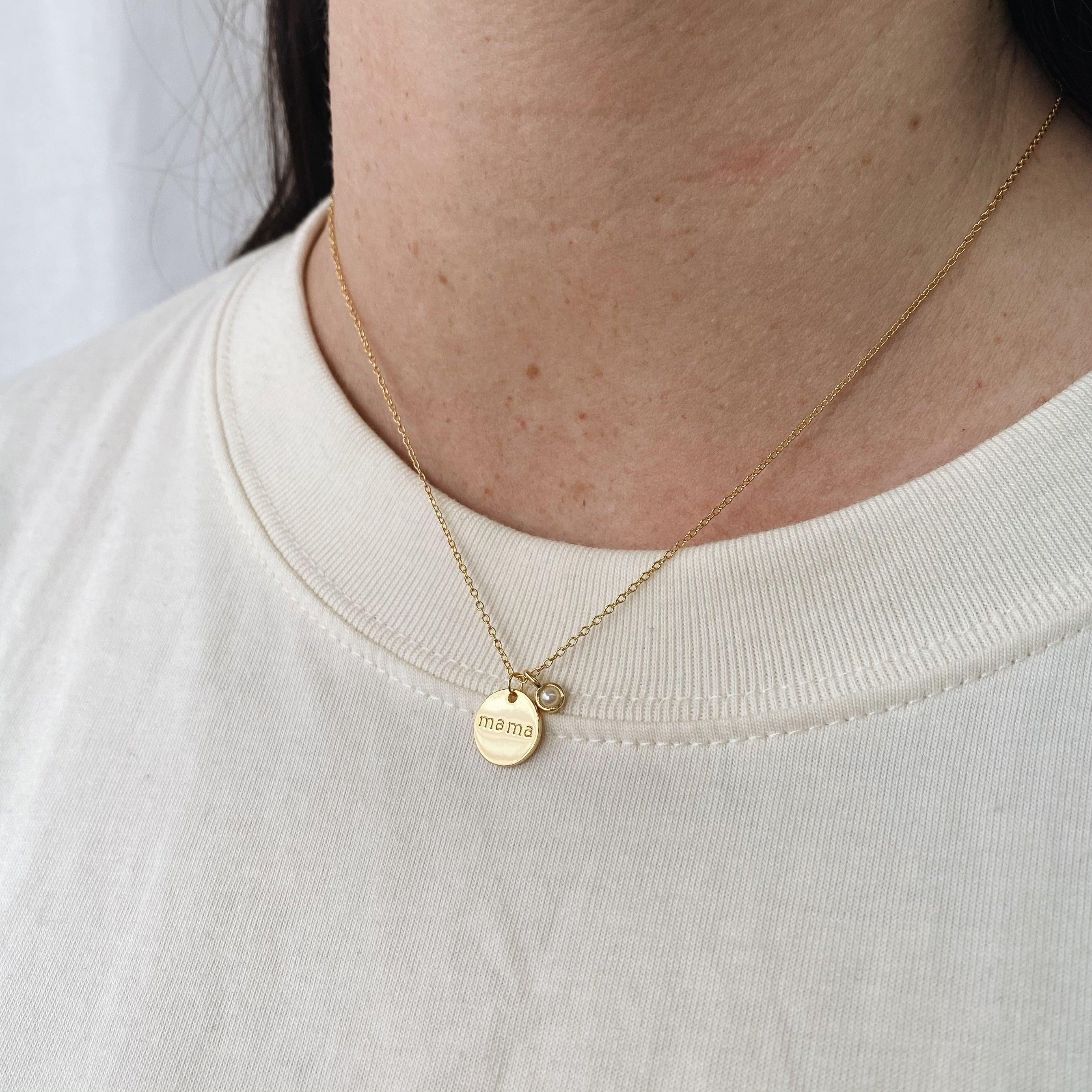 Collier MAMA - Or - HoraceJewelry